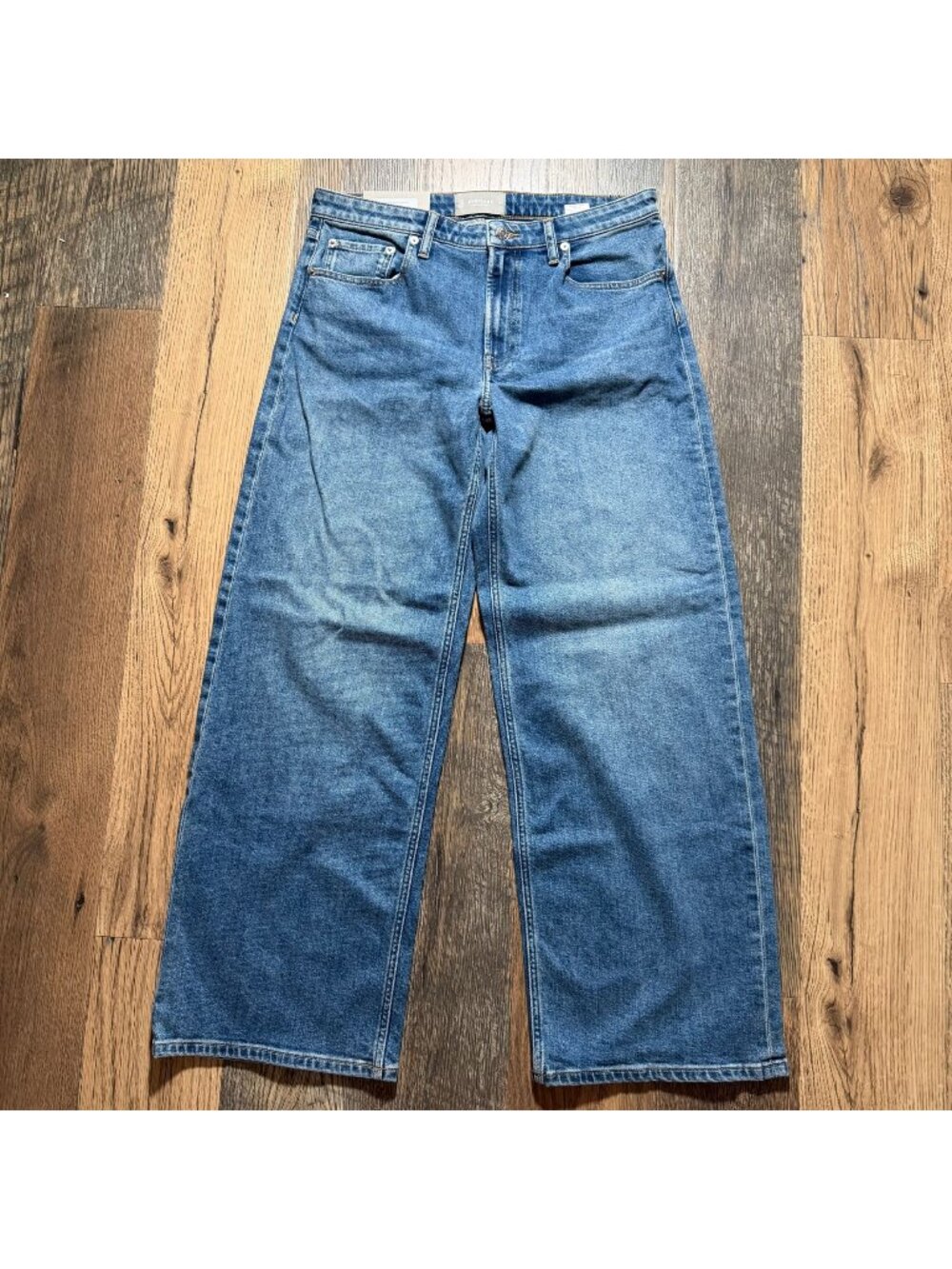 Everlane The Mid Way Jean Bright Indigo Blue Size 30R NWT
